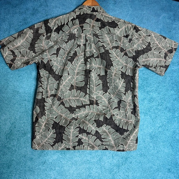 Vintage Cooke Street Shirt Mens Size L Floral Reverse Print Hawaiian Beach - Picture 11 of 16